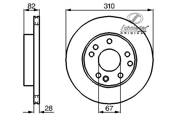 Brake Disc (BZS55.00014)