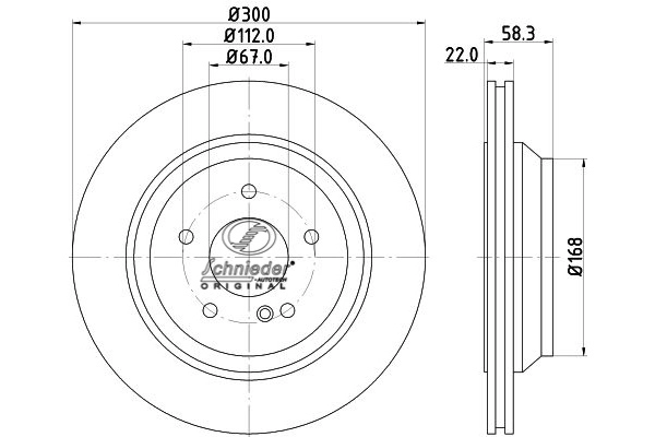Brake Disc (BZS55.00096)
