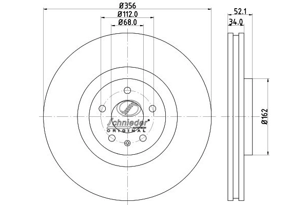 Brake Disc (VAS55.00393)