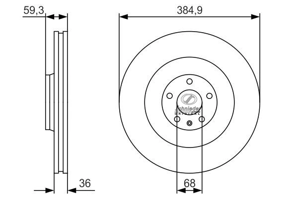 Brake Disc (VAS55.00276)