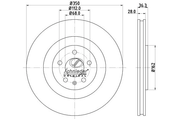 Brake Disc (VAS55.00394)