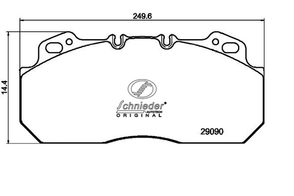 Brake Pad Set, disc brake (VLT31.00011)