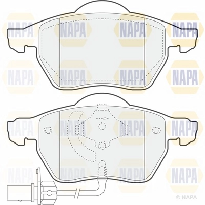 Brake Pad Set, disc brake (NBP1576)