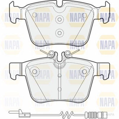 Brake Pad Set, disc brake (NBP1714)