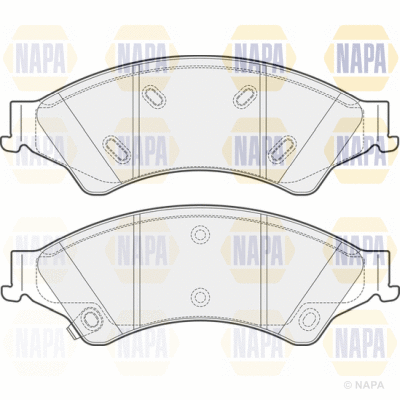 Brake Pad Set, disc brake (PBP7087)