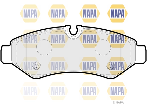 Brake Pad Set, disc brake (NBP1652)