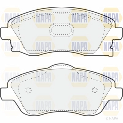 Brake Pad Set, disc brake (NBP1215)