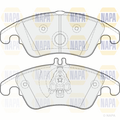 Brake Pad Set, disc brake (PBP7168)