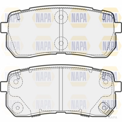 Brake Pad Set, disc brake (NBP1783)