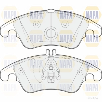 Brake Pad Set, disc brake (NBP1449)