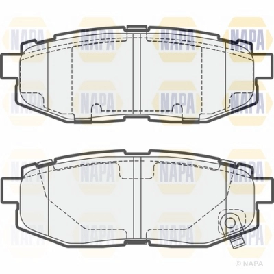 Brake Pad Set, disc brake (NBP1773)
