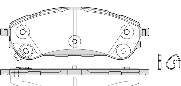Brake Pad Set, disc brake (PBP7781)