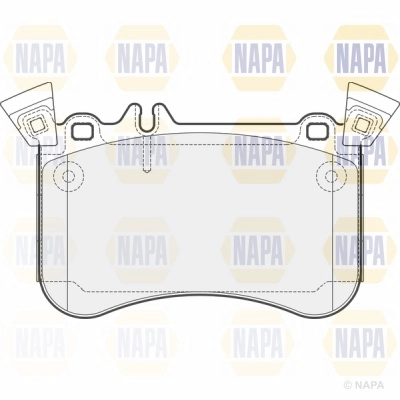 Brake Pad Set, disc brake (NBP1786)