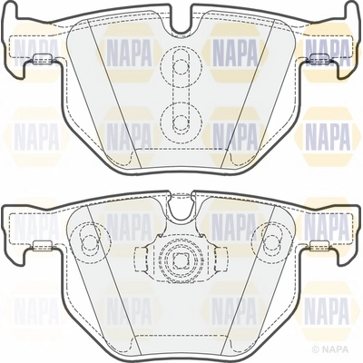 Brake Pad Set, disc brake (NBP1391)