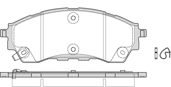 Brake Pad Set, disc brake (PBP7833)