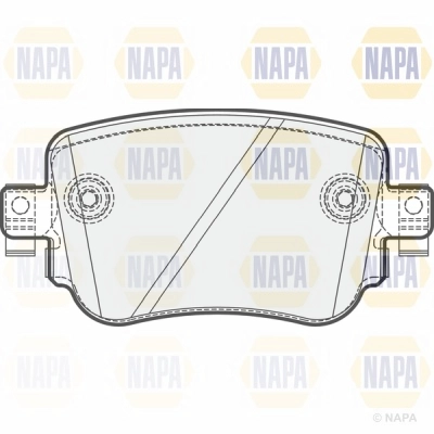 Brake Pad Set, disc brake (NBP1455)