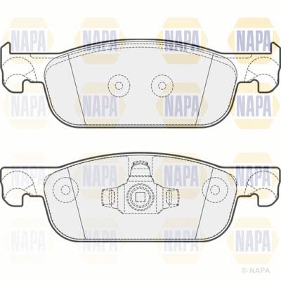 Brake Pad Set, disc brake (PBP7455)