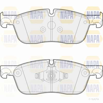 Brake Pad Set, disc brake (PBP7608)