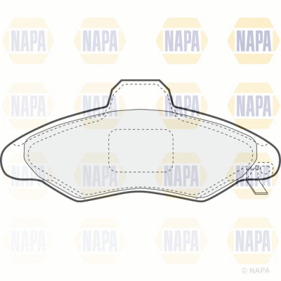 Brake Pad Set, disc brake (PBP7046)