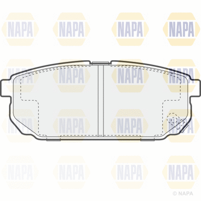 Brake Pad Set, disc brake (PBP7437)