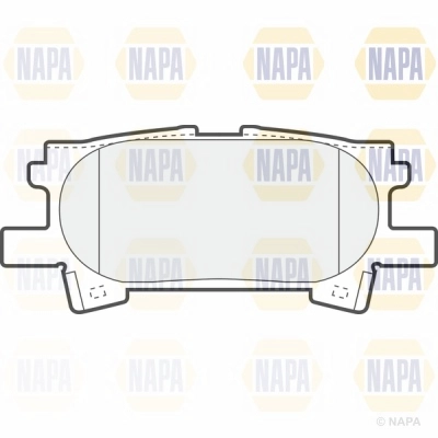 Brake Pad Set, disc brake (NBP1737)