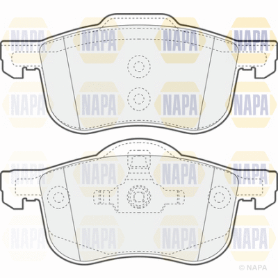 Brake Pad Set, disc brake (PBP7008)