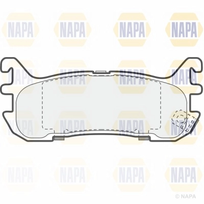 Brake Pad Set, disc brake (NBP1808)