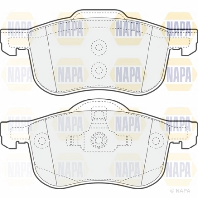 Brake Pad Set, disc brake (NBP1439)