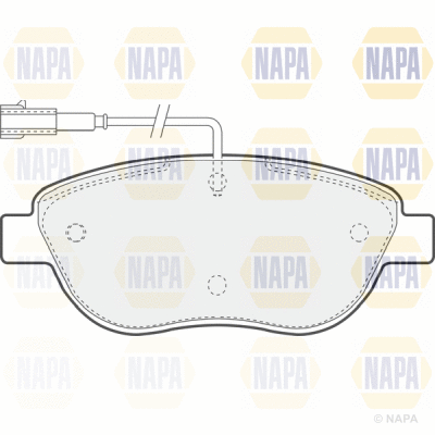 Brake Pad Set, disc brake (PBP7180)