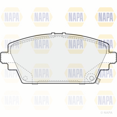 Brake Pad Set, disc brake (PBP7492)