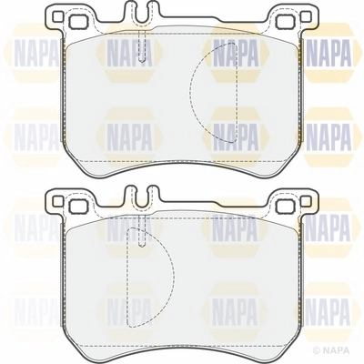 Brake Pad Set, disc brake (NBP1662)