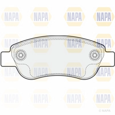 Brake Pad Set, disc brake (NBP1623)