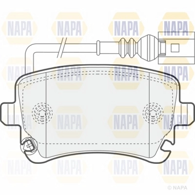 Brake Pad Set, disc brake (NBP1272)