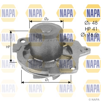 Water Pump, engine cooling (NWP1499)