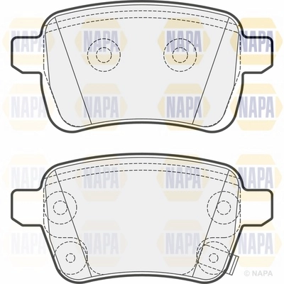 Brake Pad Set, disc brake (NBP1515)