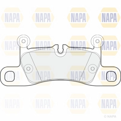 Brake Pad Set, disc brake (NBP1537)