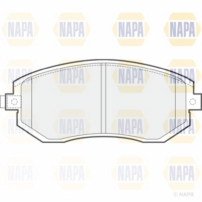 Brake Pad Set, disc brake (NBP1743)