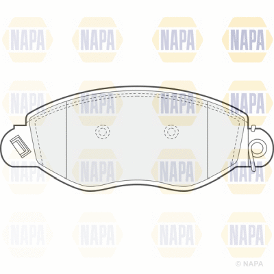 Brake Pad Set, disc brake (PBP7054)