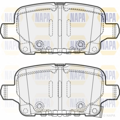 Brake Pad Set, disc brake (NBP1646)