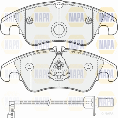 Brake Pad Set, disc brake (PBP7586)