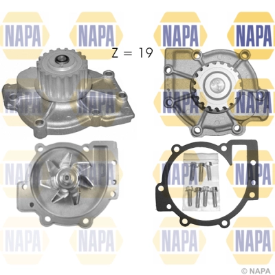 Water Pump, engine cooling (NWP1440)