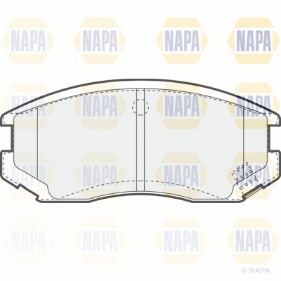 Brake Pad Set, disc brake (PBP7372)