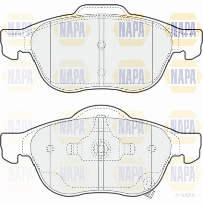 Brake Pad Set, disc brake (PBP7223)