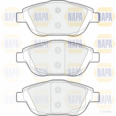 Brake Pad Set, disc brake (NBP1819)