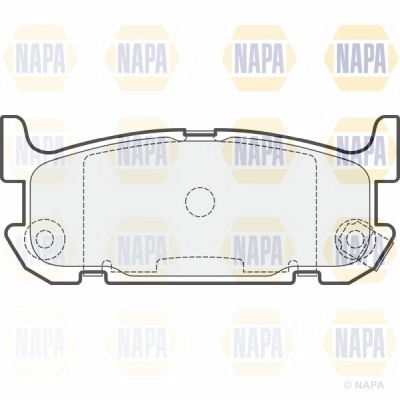 Brake Pad Set, disc brake (NBP1748)