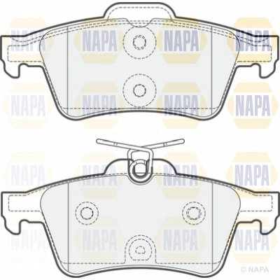 Brake Pad Set, disc brake (NBP1421)