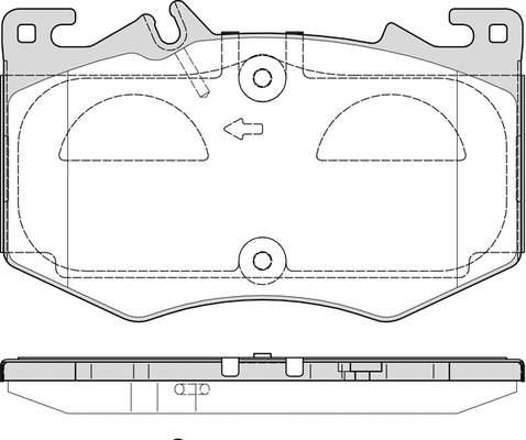 Brake Pad Set, disc brake (PBP7854)