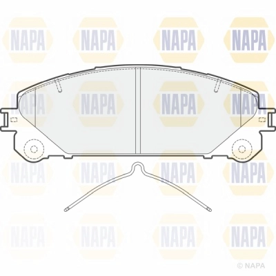 Brake Pad Set, disc brake (NBP1659)