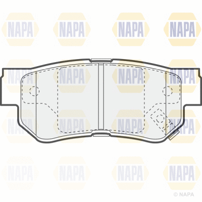 Brake Pad Set, disc brake (PBP7400)