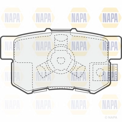 Brake Pad Set, disc brake (NBP1370)